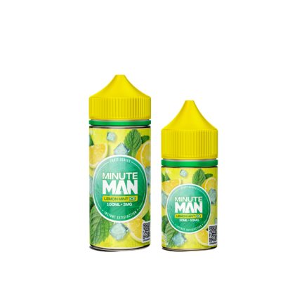 Minute Man Lemon Mint Ice Tobacco Free Nicotine 100ml E-Juice