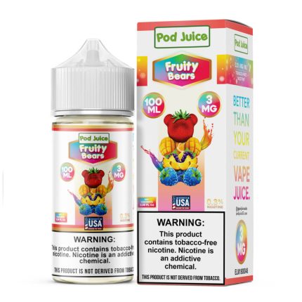 Pod Juice Fruity Bears Tobacco Free Nicotine E-Juice 100ml